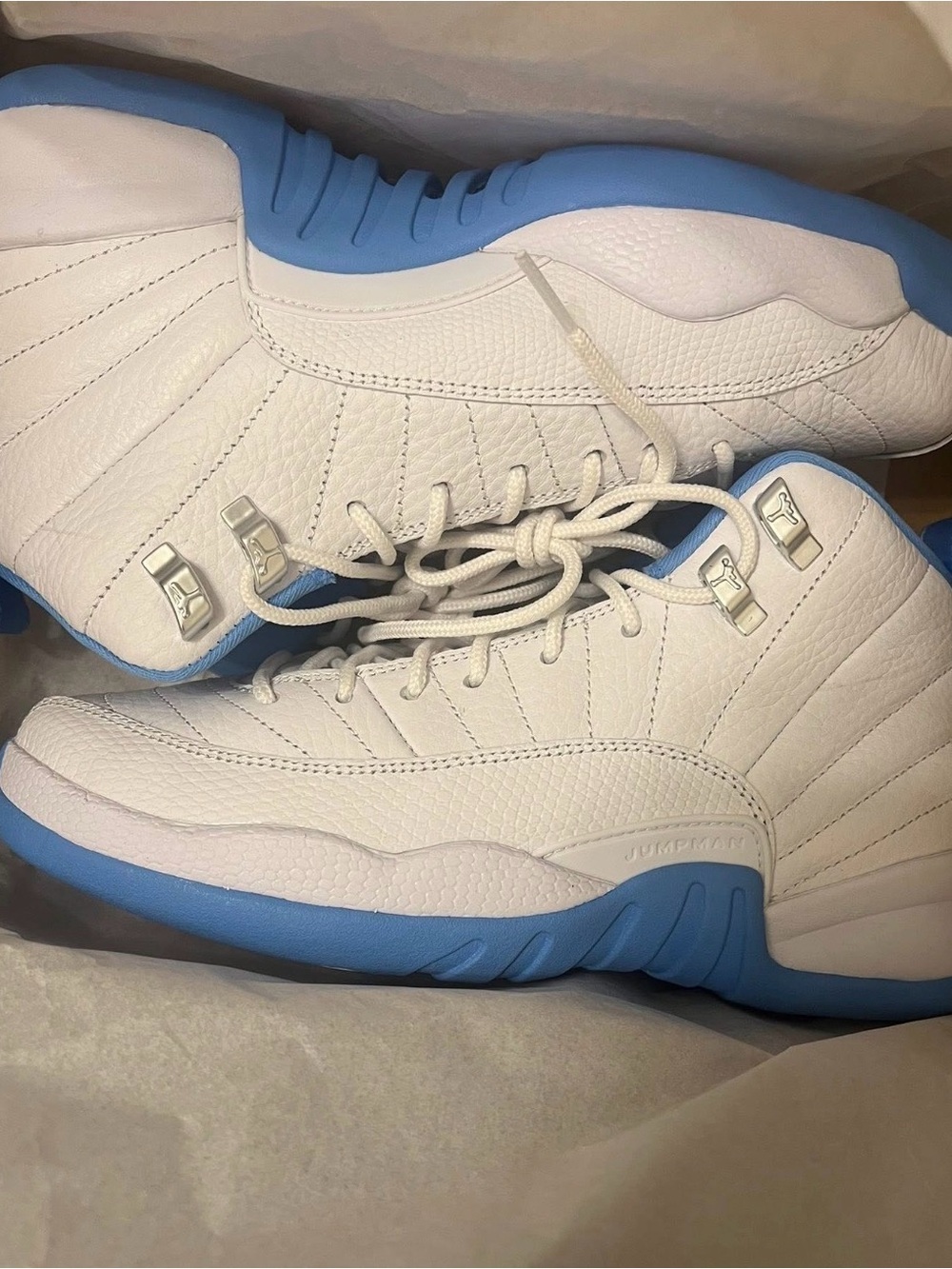 Jordan Kids Sneakers White and Light Blue